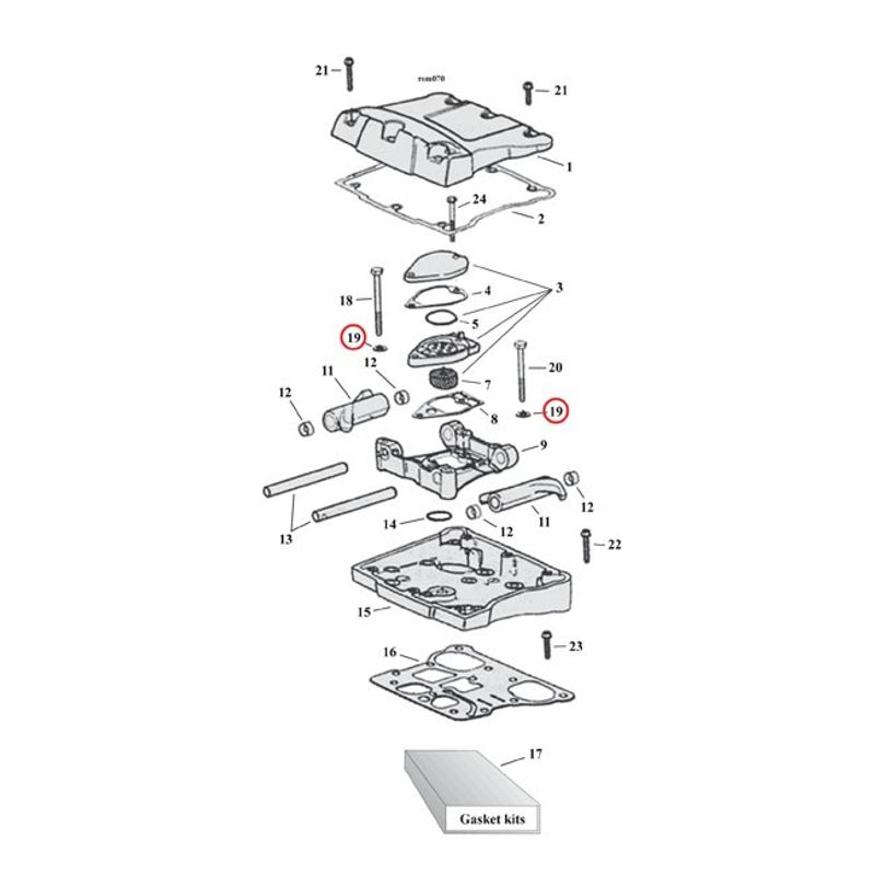 Bricka MCS 11/32 11/16 1/16 Amongst others all Twin Cam m.fl.