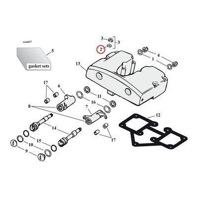 Bricka MCS 11/32 11/16 1/16 Amongst others all Twin Cam m.fl.