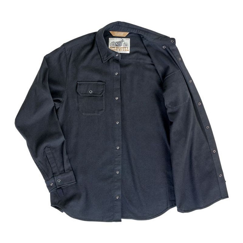 Flanellskjorta Biltwell Hi Test svart