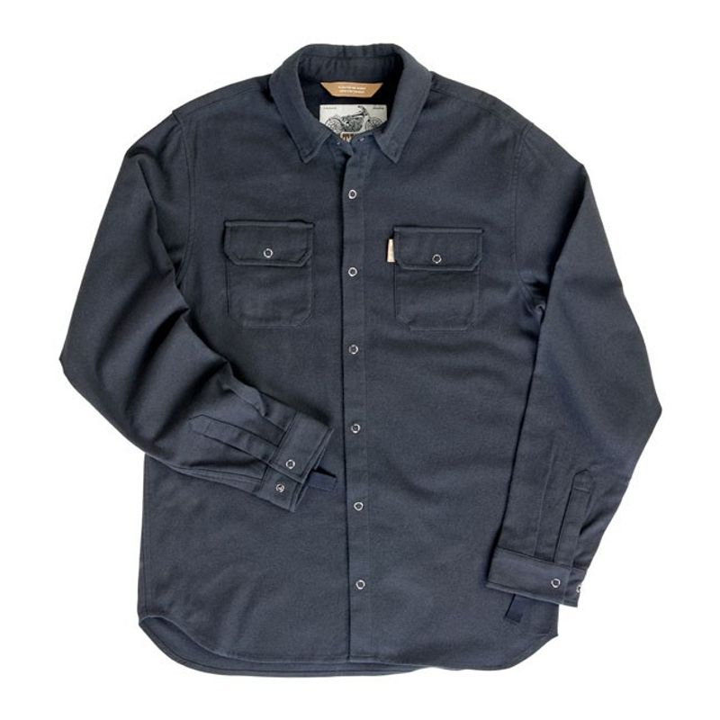 Flanellskjorta Biltwell Hi Test svart
