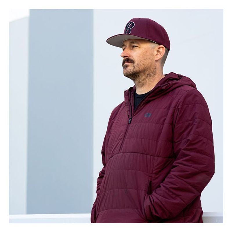 Biltwell Script B cap maroon