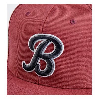 Biltwell Script B cap maroon