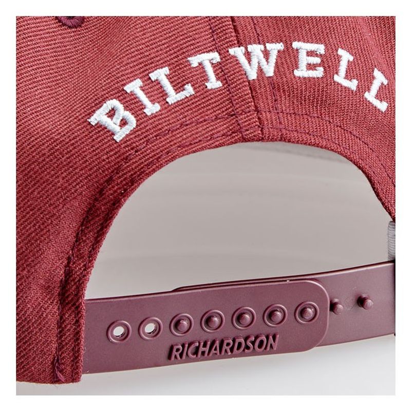 Biltwell Script B cap maroon