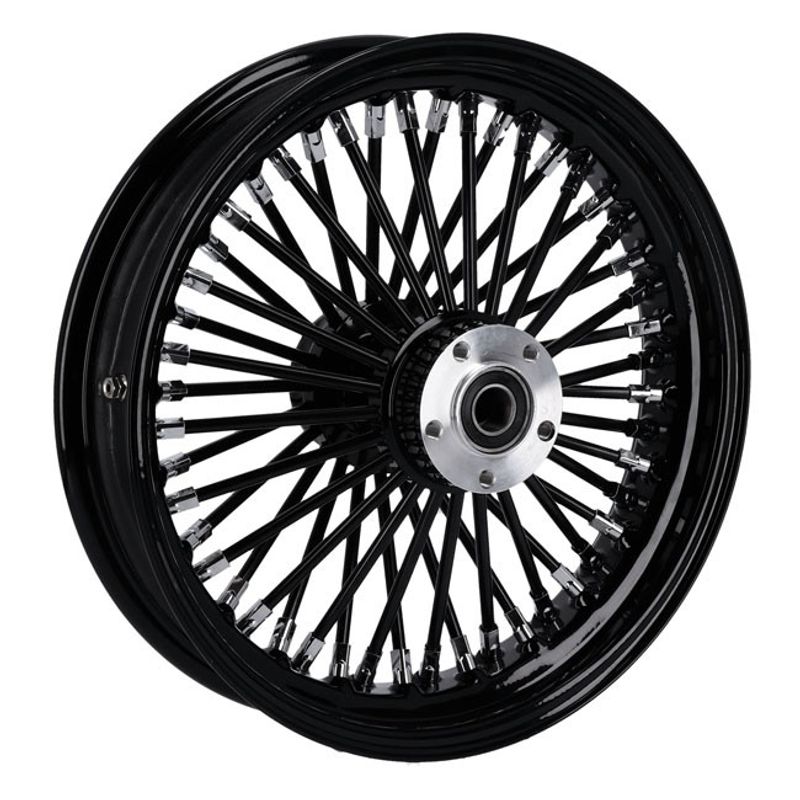 Bakhjul MCS radial 48 tjocka ekrar 3.50x16 svart Dyna 06-07