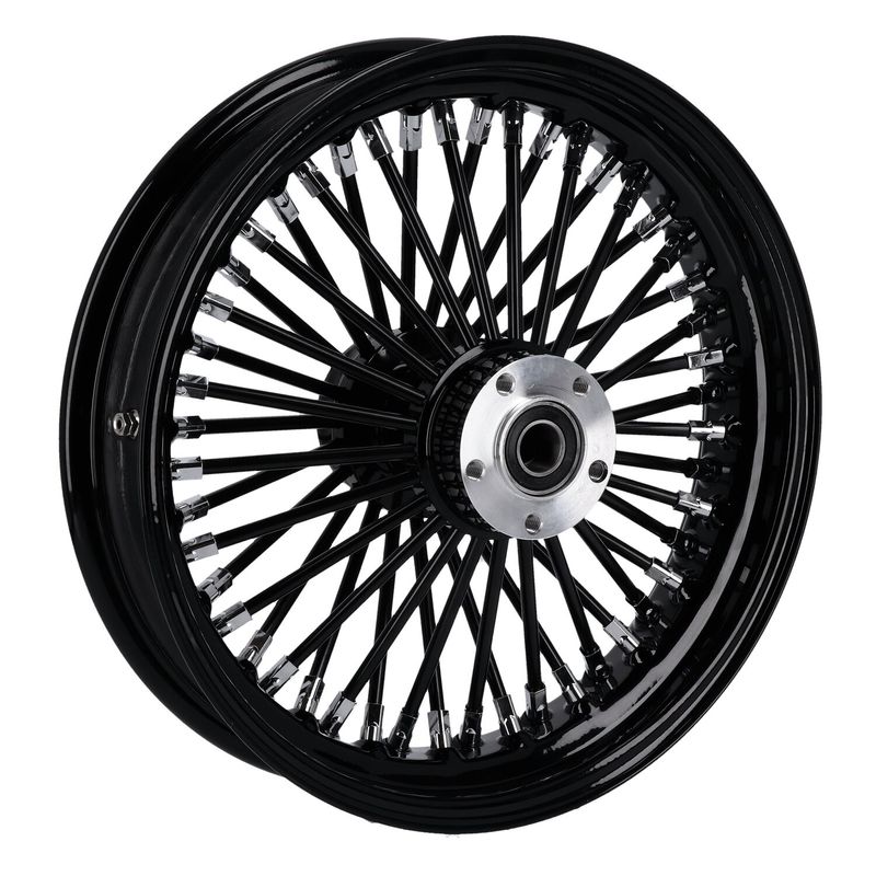 Bakhjul MCS radial 48 tjocka ekrar 3.50x16 svart Dyna 06-07