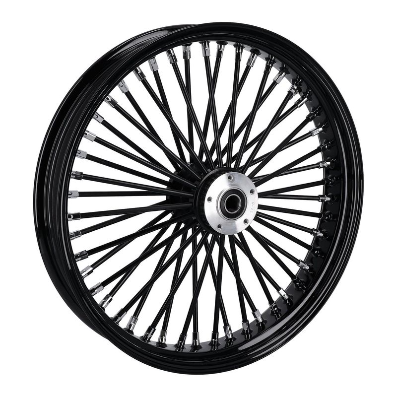 Framhjul MCS radial 48 tjocka ekrar 3.50x21 enkel skiva svart FXDWG 04-05