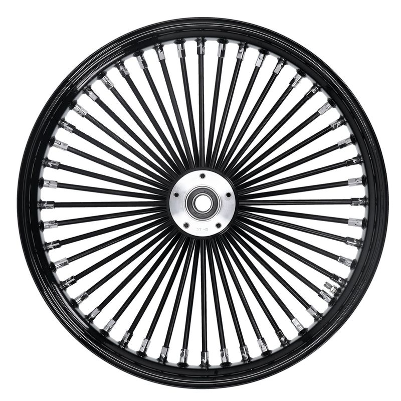 Framhjul MCS radial 48 tjocka ekrar 3.50x21 enkel skiva svart FXDWG 04-05