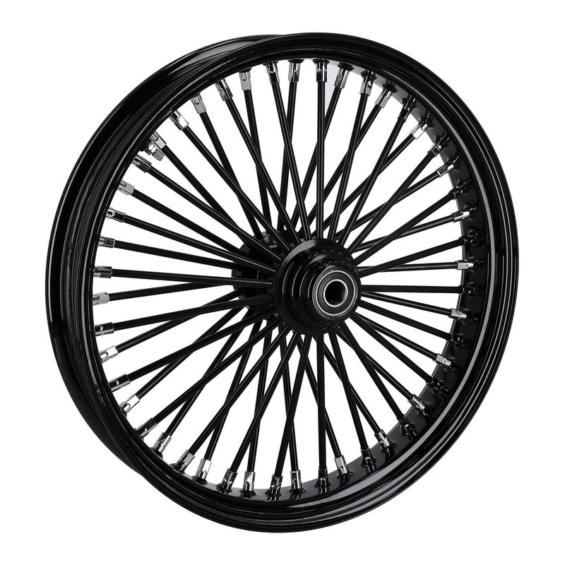 Framhjul MCS radial 48 tjocka ekrar 3.50x21 enkel skiva svart FXDWG 04-05
