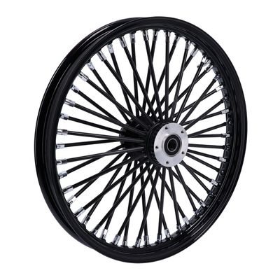 Framhjul MCS radial 48 tjocka ekrar 2.15x21 enkel skiva svart FXDWG 04-05