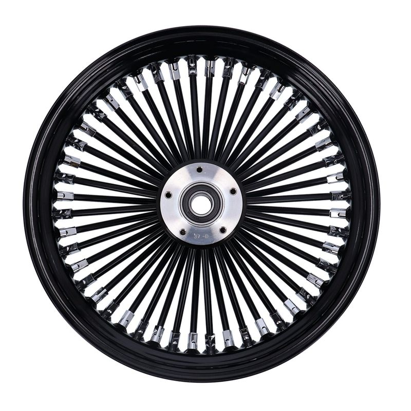 Framhjul MCS radial 48 tjocka ekrar 3.50x16 enkel skiva svart FXDWG 04-05