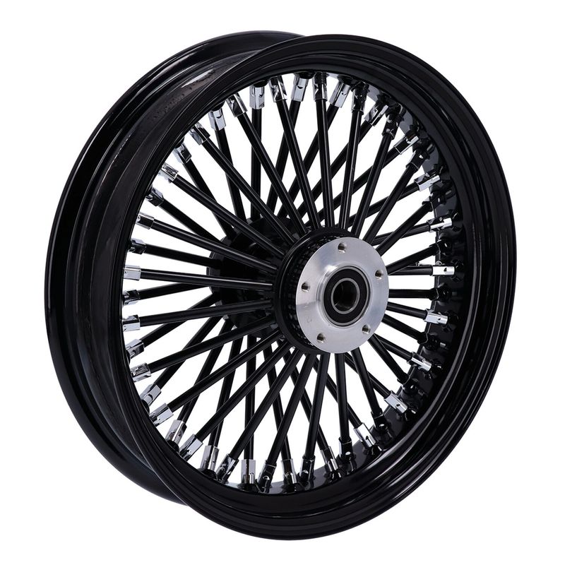 Framhjul MCS radial 48 tjocka ekrar 3.50x16 enkel skiva svart FXDWG 04-05