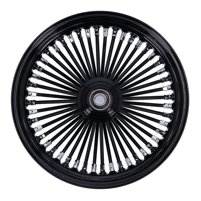 Framhjul MCS radial 48 tjocka ekrar 3.50x16 enkel skiva svart FXDWG 04-05