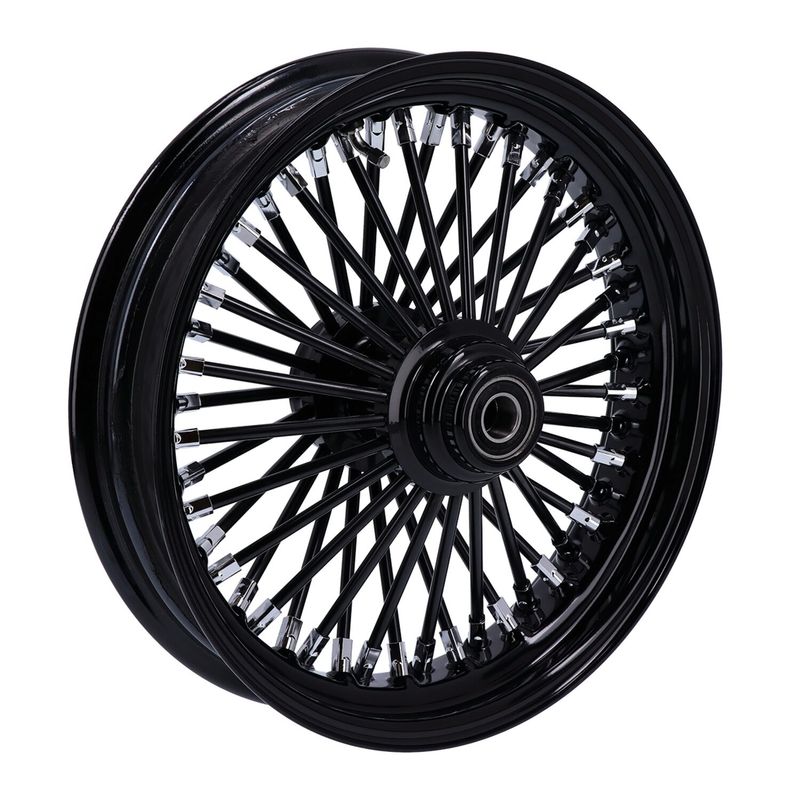 Framhjul MCS radial 48 tjocka ekrar 3.50x16 enkel skiva svart FXDWG 04-05