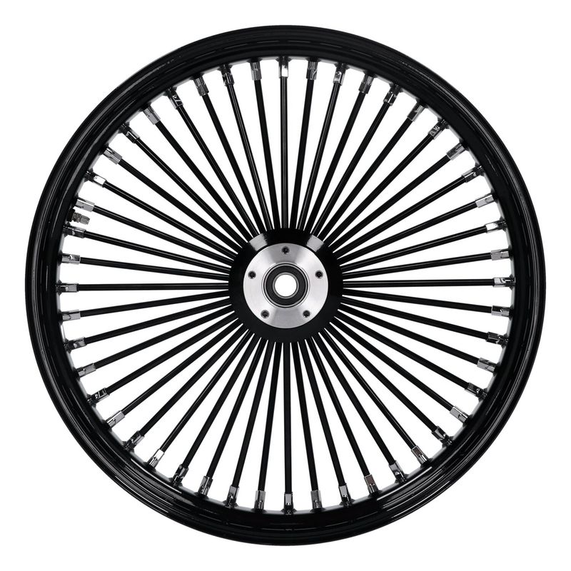 Framhjul MCS radial 48 tjocka ekrar 3.50x23 enkel skiva svart FXDWG 04-05