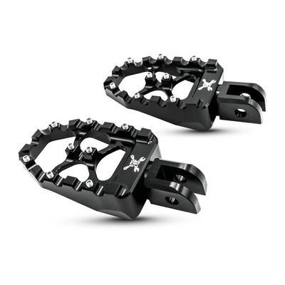 Fotpinnar Burly MX Evolution svart Softail with foot pegs 18-26