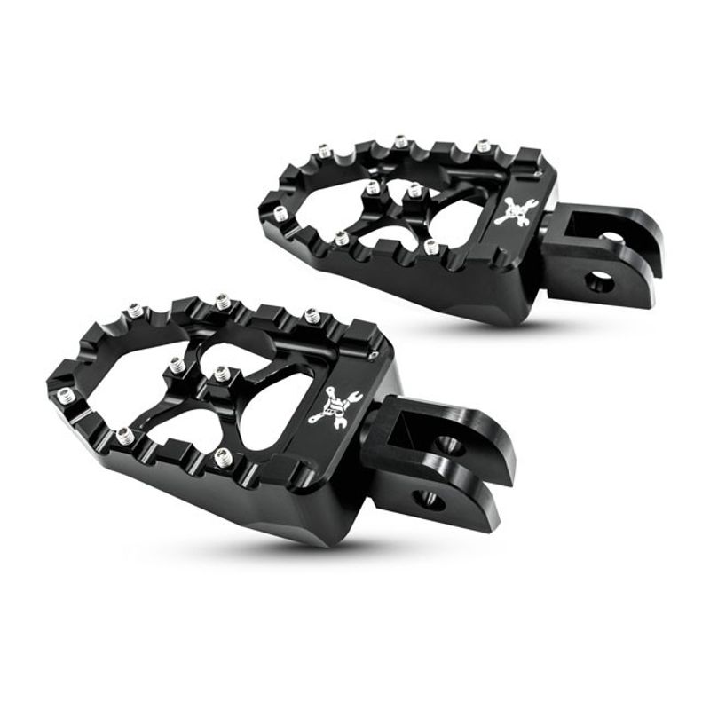 Fotpinnar Burly MX Evolution svart Softail with foot pegs 18-26