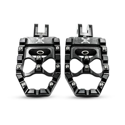 Fotpinnar Burly MX Evolution svart Softail with foot pegs 18-26