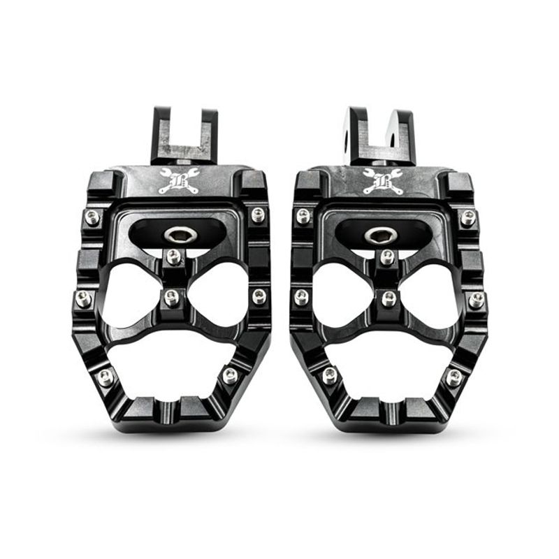 Fotpinnar Burly MX Evolution svart Softail with foot pegs 18-26