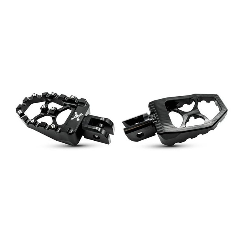 Fotpinnar Burly MX Evolution svart Softail with foot pegs 18-26
