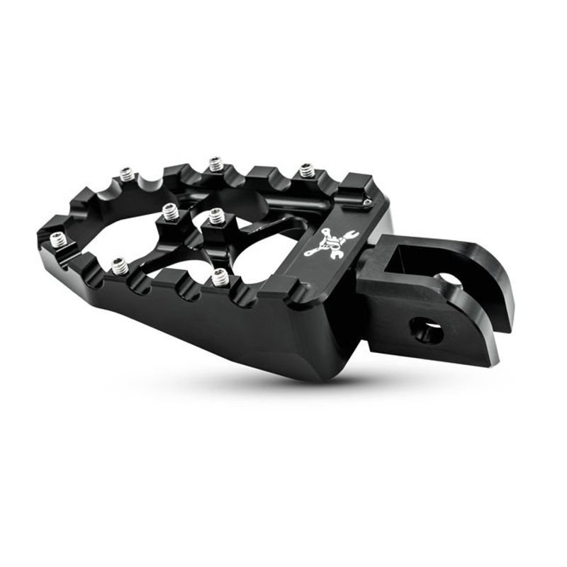 Fotpinnar Burly MX Evolution svart Softail with foot pegs 18-26