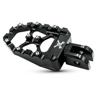 Fotpinnar Burly MX Evolution svart Softail with foot pegs 18-26