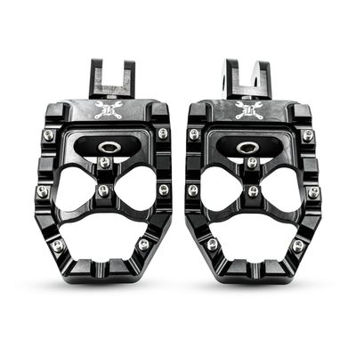 Fotpinnar Burly MX Evolution svart Softail with foot pegs 18-26