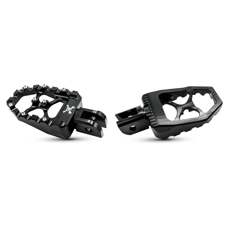 Fotpinnar Burly MX Evolution svart Softail with foot pegs 18-26