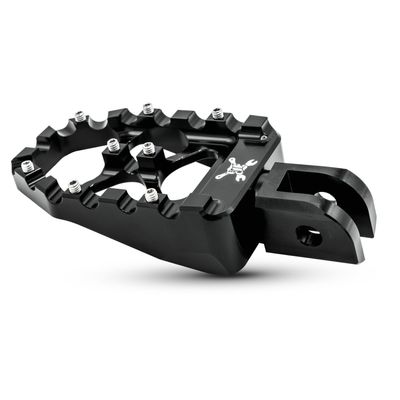 Fotpinnar Burly MX Evolution svart Softail with foot pegs 18-26
