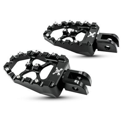 Fotpinnar Burly MX Evolution svart Softail with foot pegs 18-26
