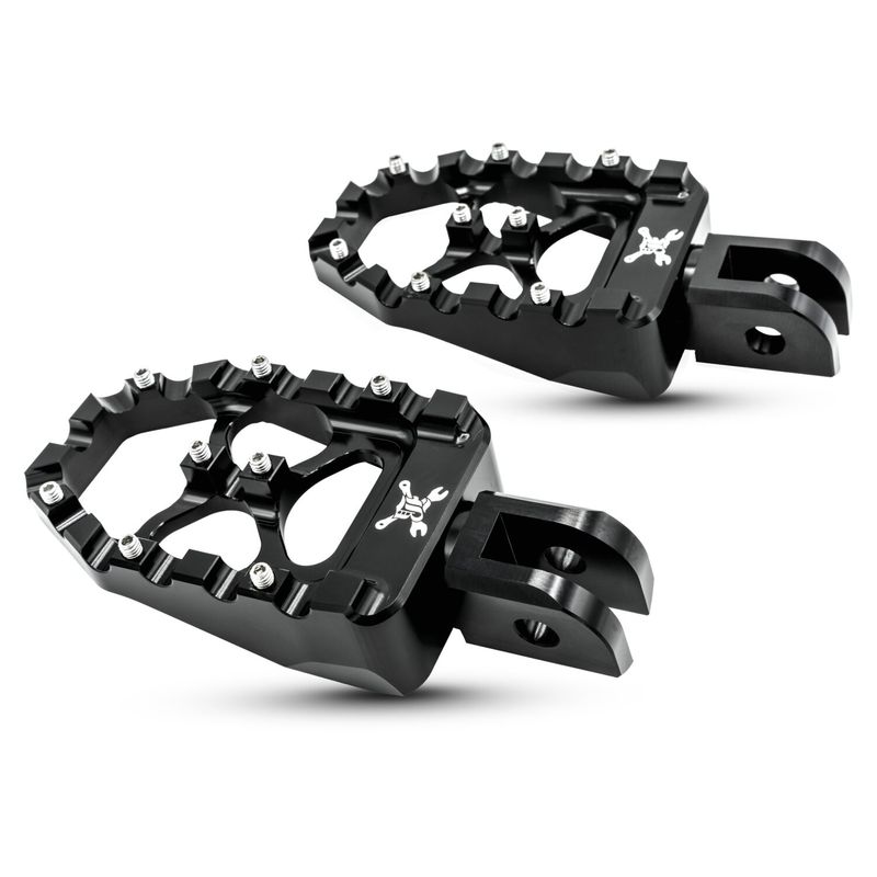Fotpinnar Burly MX Evolution svart Softail with foot pegs 18-26