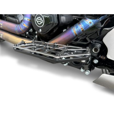 Fotplattor Kodlin NXL svart rostfri FL Softail 86-17