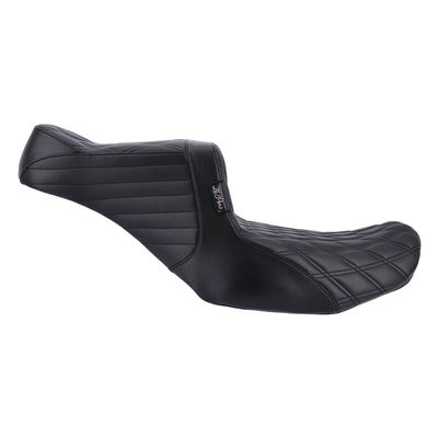 Sadel Le Pera Tailwhip 2 dubbel diamond svart LV-587DD