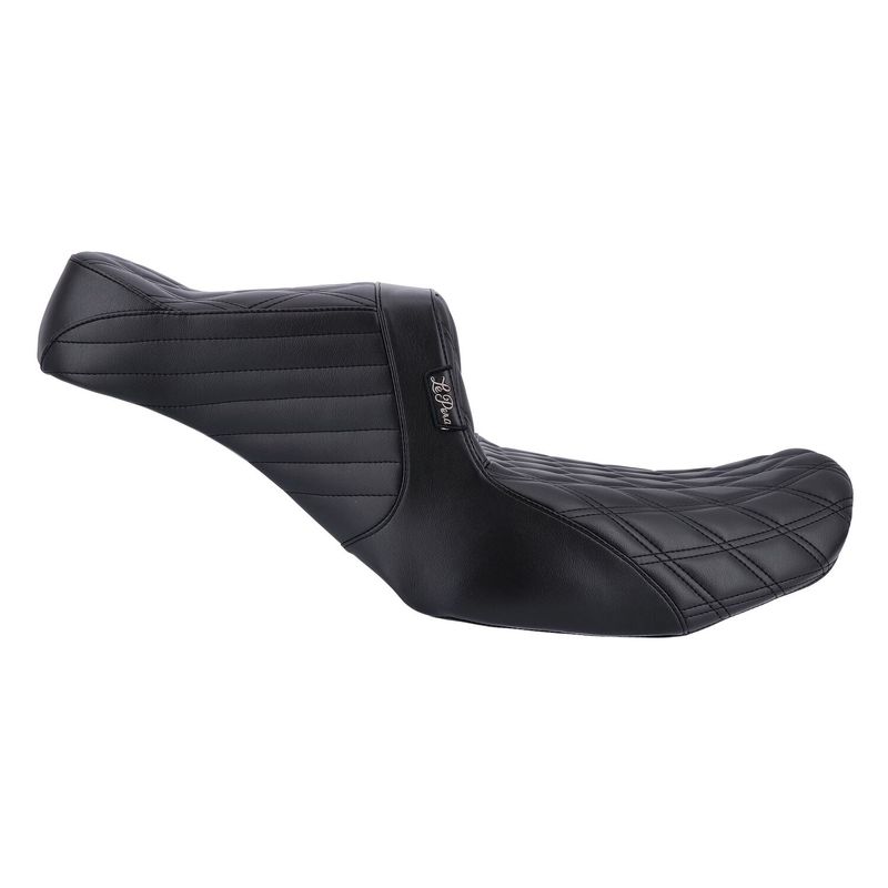Sadel Le Pera Tailwhip 2 dubbel diamond svart LV-587DD