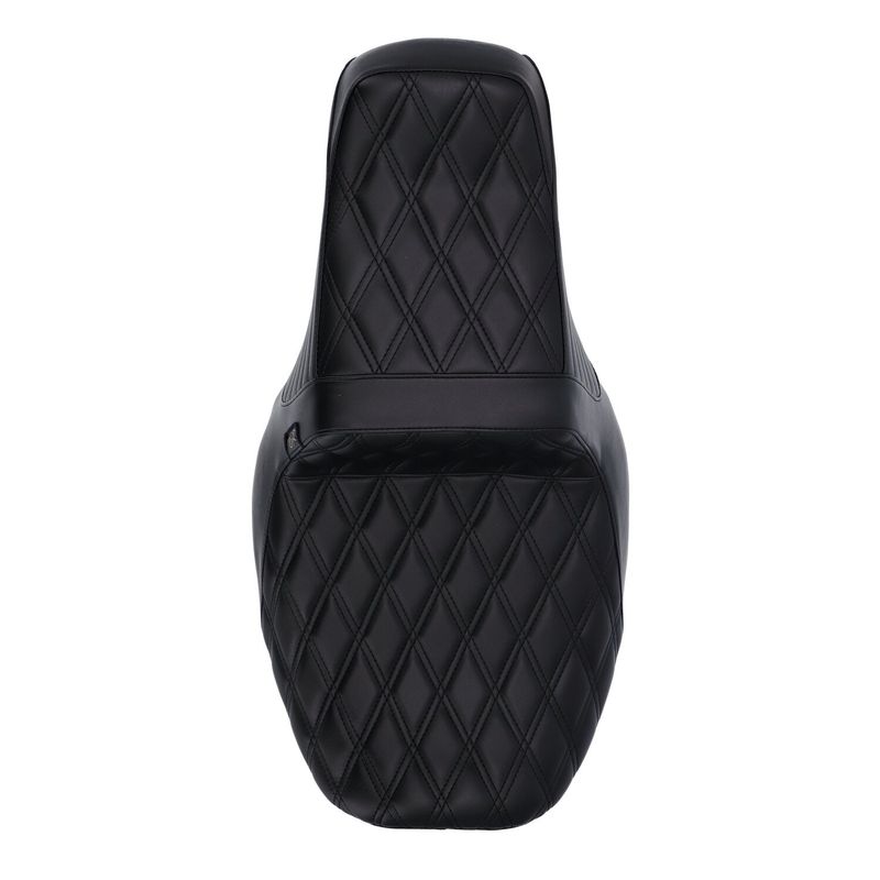Sadel Le Pera Tailwhip 2 dubbel diamond svart LV-587DD