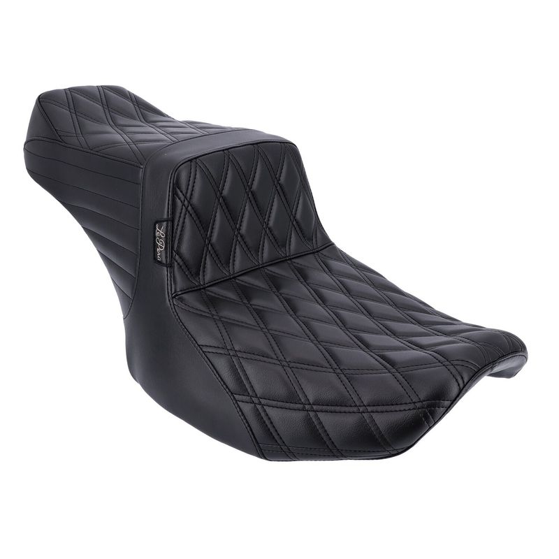 Sadel Le Pera Tailwhip 2 dubbel diamond svart LV-587DD