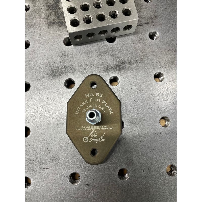 Testplatta insugsläckage No. 55 Fast Eddy 2 bultar