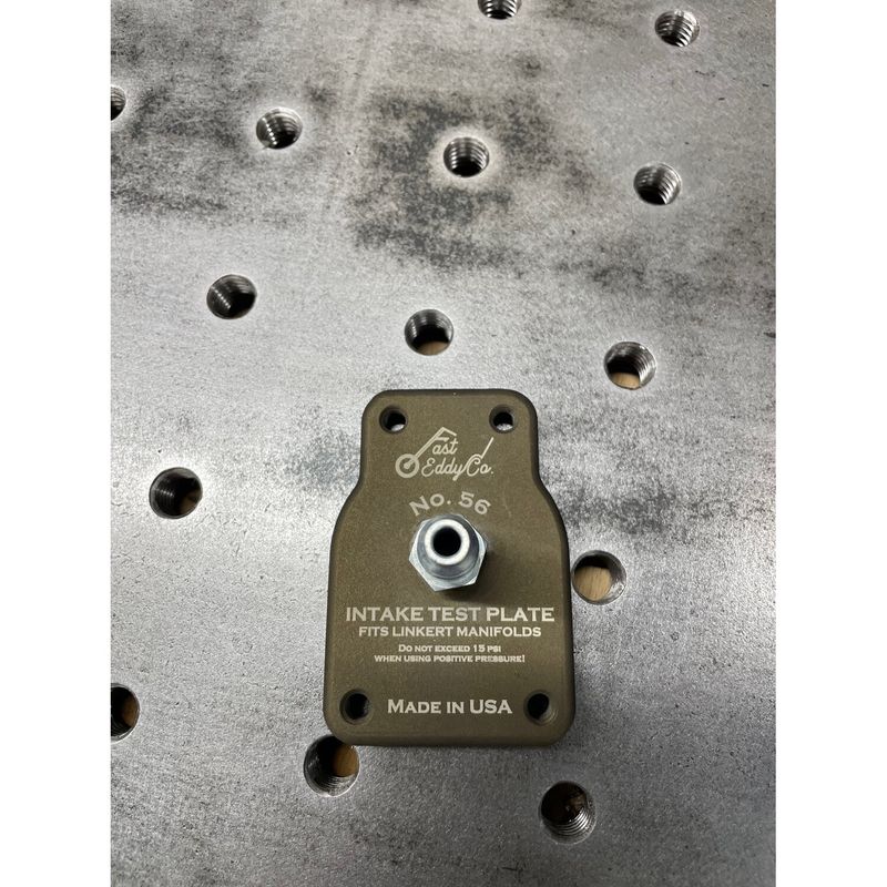 Testplatta insugsläckage No. 56 Fast Eddy 4 bultar
