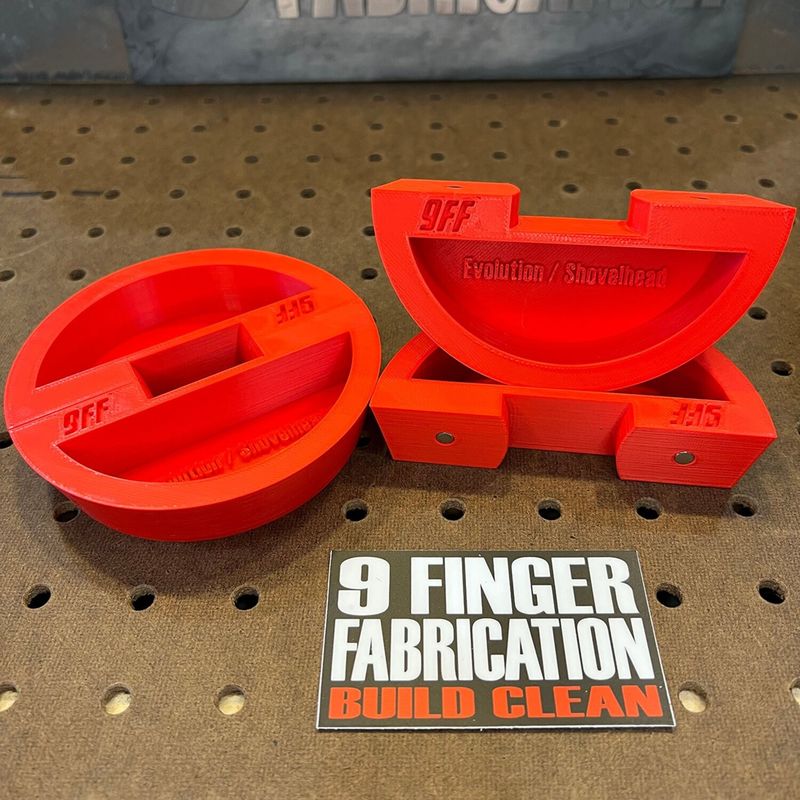 Plugg 9 Finger Fabrication LLC Evo XL 3-7/16" bore 66-E77 1200 Shovel