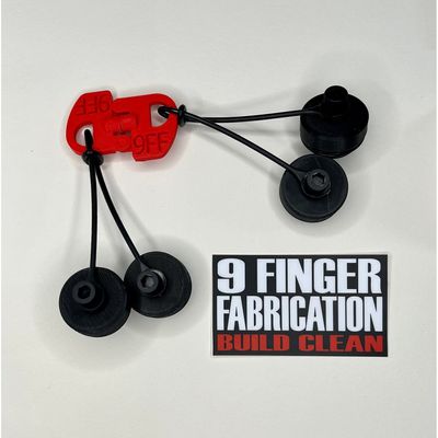 Plugg 9 Finger Fabrication LLC Evo Big Twin 84-99