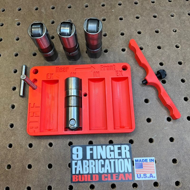 Sorteringslåda lyftare 9 Finger Fabrication LLC Twin Cam 99-17