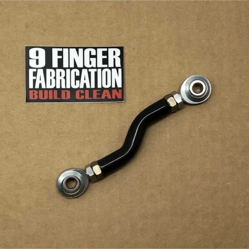 Bromslänk 9 Finger Fabrication LLC M8 Softail with mid controls 18-26 svart