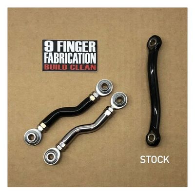 Bromslänk 9 Finger Fabrication LLC M8 Softail with mid controls 18-26 polerad