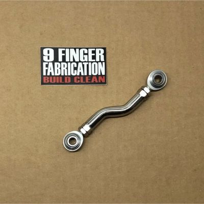 Bromslänk 9 Finger Fabrication LLC M8 Softail with mid controls 18-26 polerad
