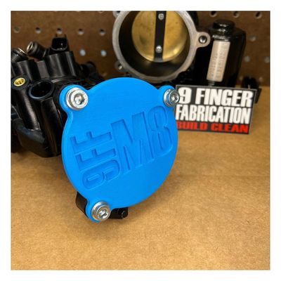 Täcklock insug gasspjällhus 9 Finger Fabrication LLC M8 Softail 18-24
