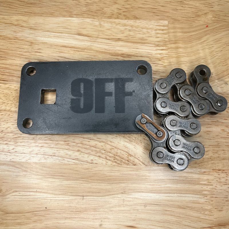 Låsverktyg drev kedjedrift 9 Finger Fabrication LLC