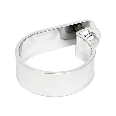 Ljuddämpare Paughco P-clamp 2-1/2" krom kort universal