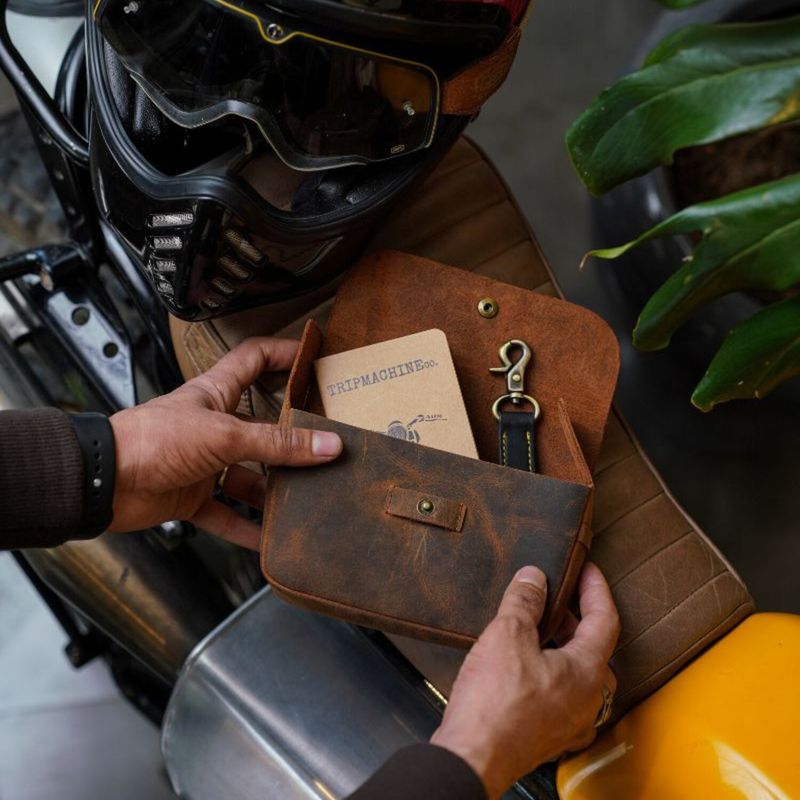 Väska Trip Machine Sidekick Moto Pouch mocka