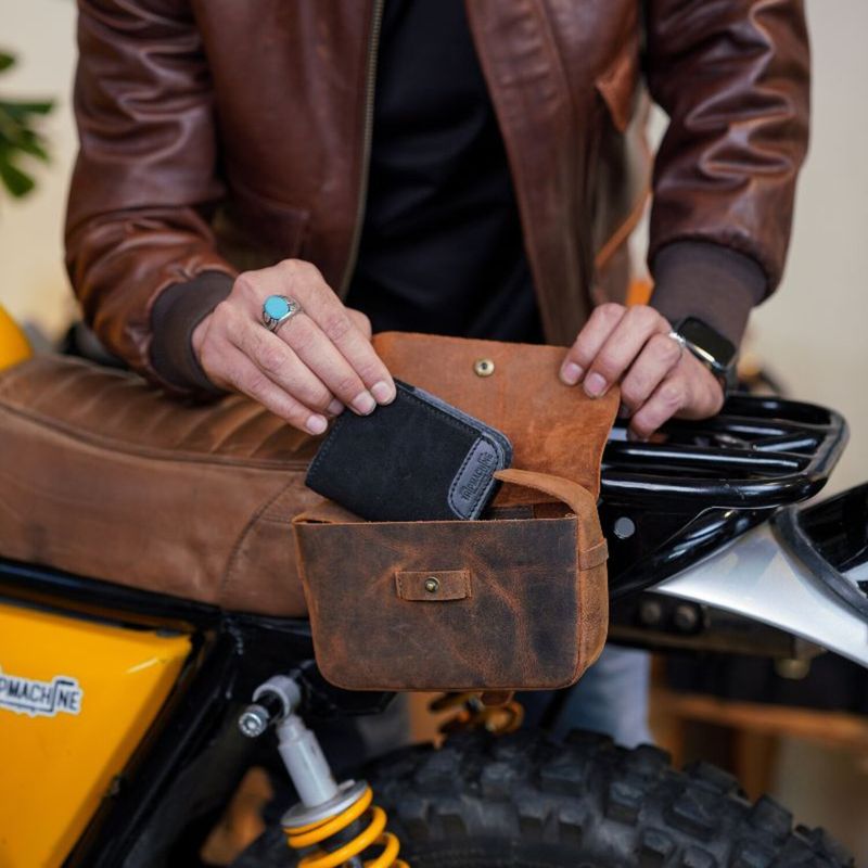 Väska Trip Machine Sidekick Moto Pouch mocka