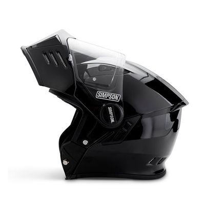 Hjälm Simpson Darksome svart metallic