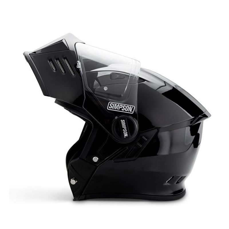 Hjälm Simpson Darksome svart metallic
